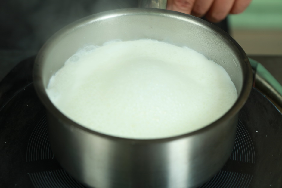 Milk To prevent it from scorching or boiling over while being heated