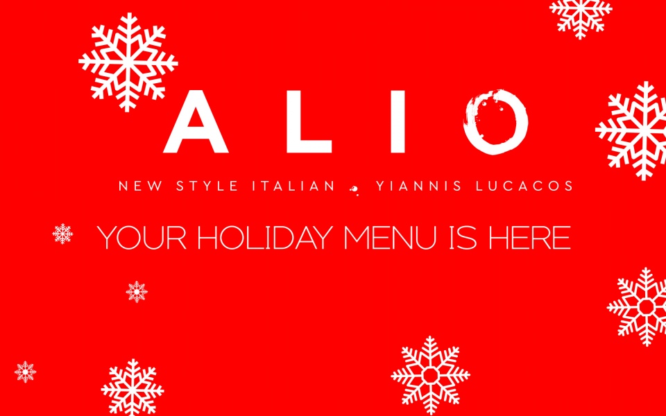 ΑLIO HOLIDAY MENU