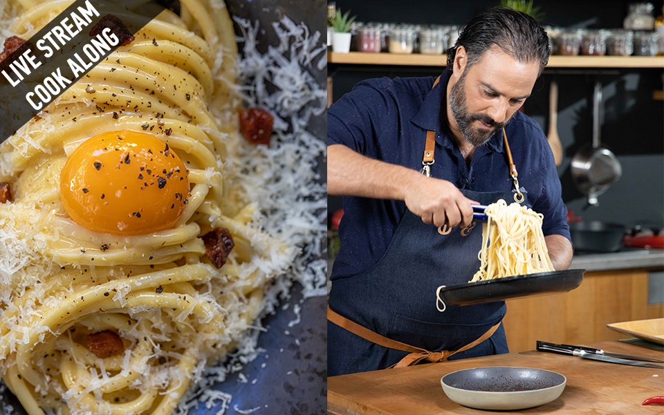 Live Stream Cook Along: Carbonara@home! (2/12/2020 - 19:00)