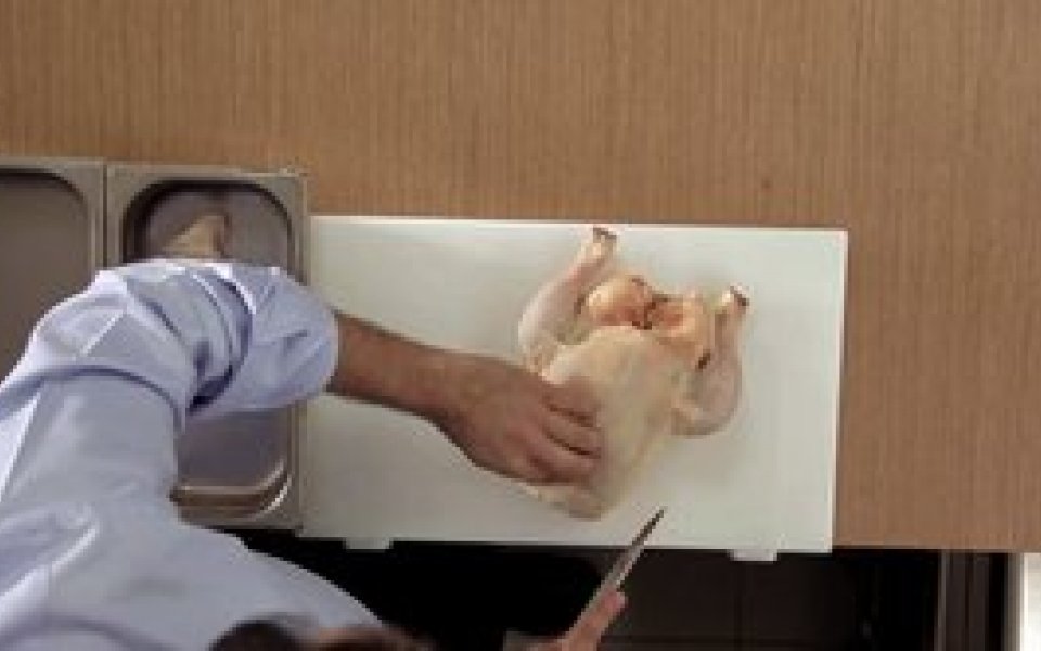 How to portion a chicken