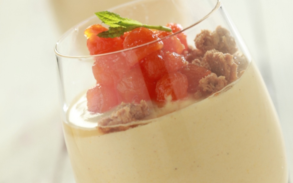 Pumpkin and cream cheese mousse | Yiannis Lucacos
