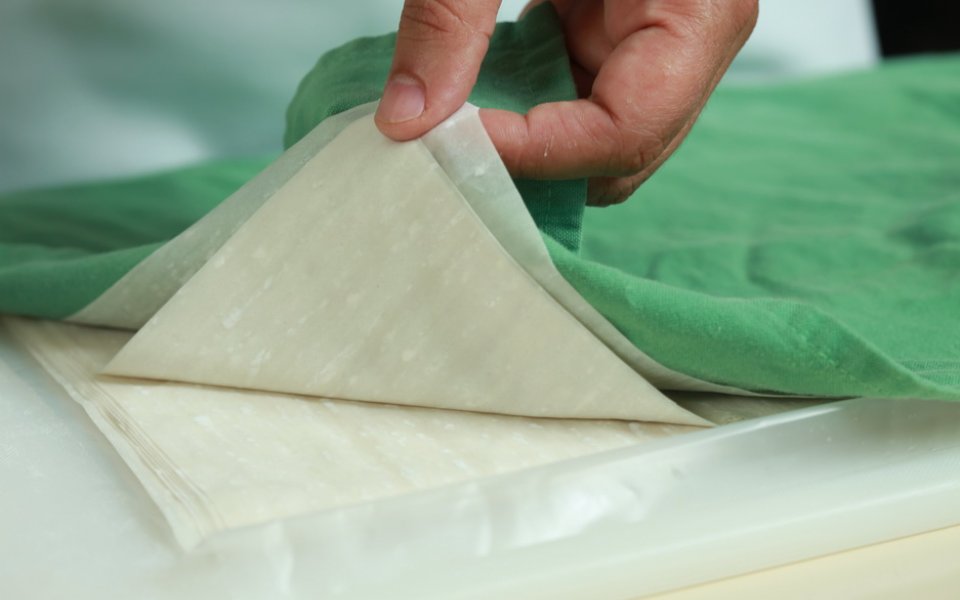 Phyllo pastry: To prevent it from drying out