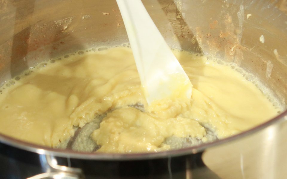 How the roux influences the consistency of béchamel