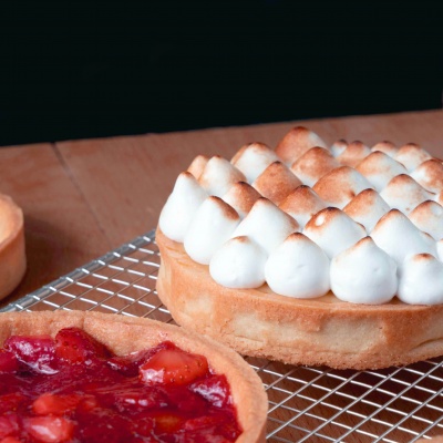 Lemon strawberry tart by the Greek Chef Yiannis Lucacos | Yiannis Lucacos