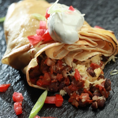 Black bean crepes | Yiannis Lucacos