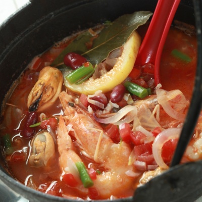Seafood minestrone | Yiannis Lucacos