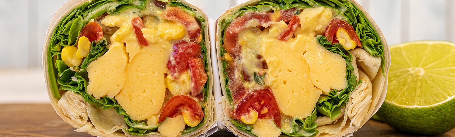 Breakfast egg wrap