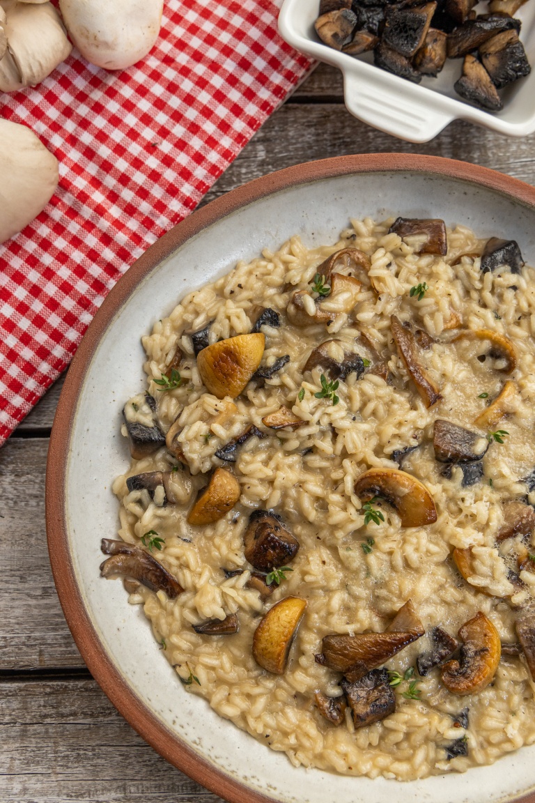 Mushroom risotto