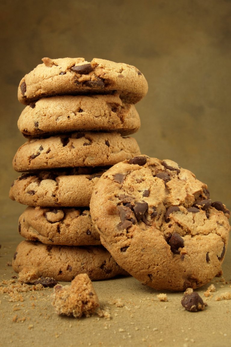 Cookies με κομμάτια σοκολάτας