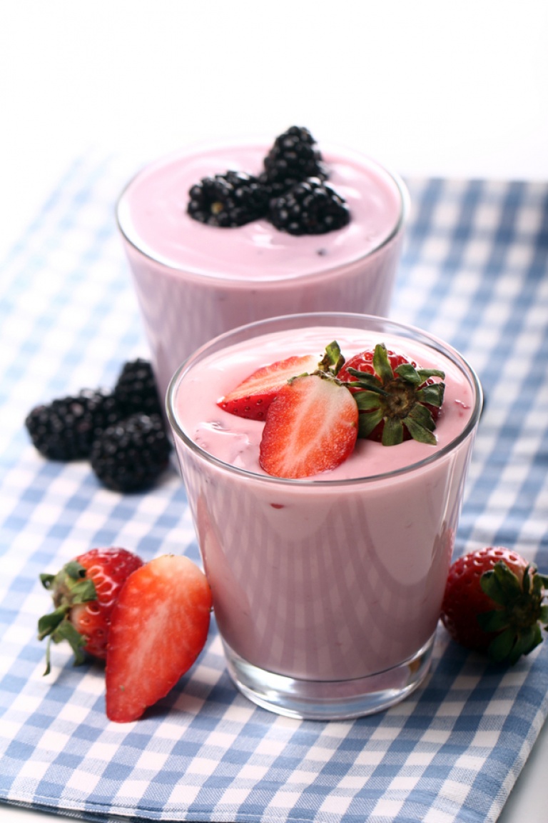 Strawberry mousse